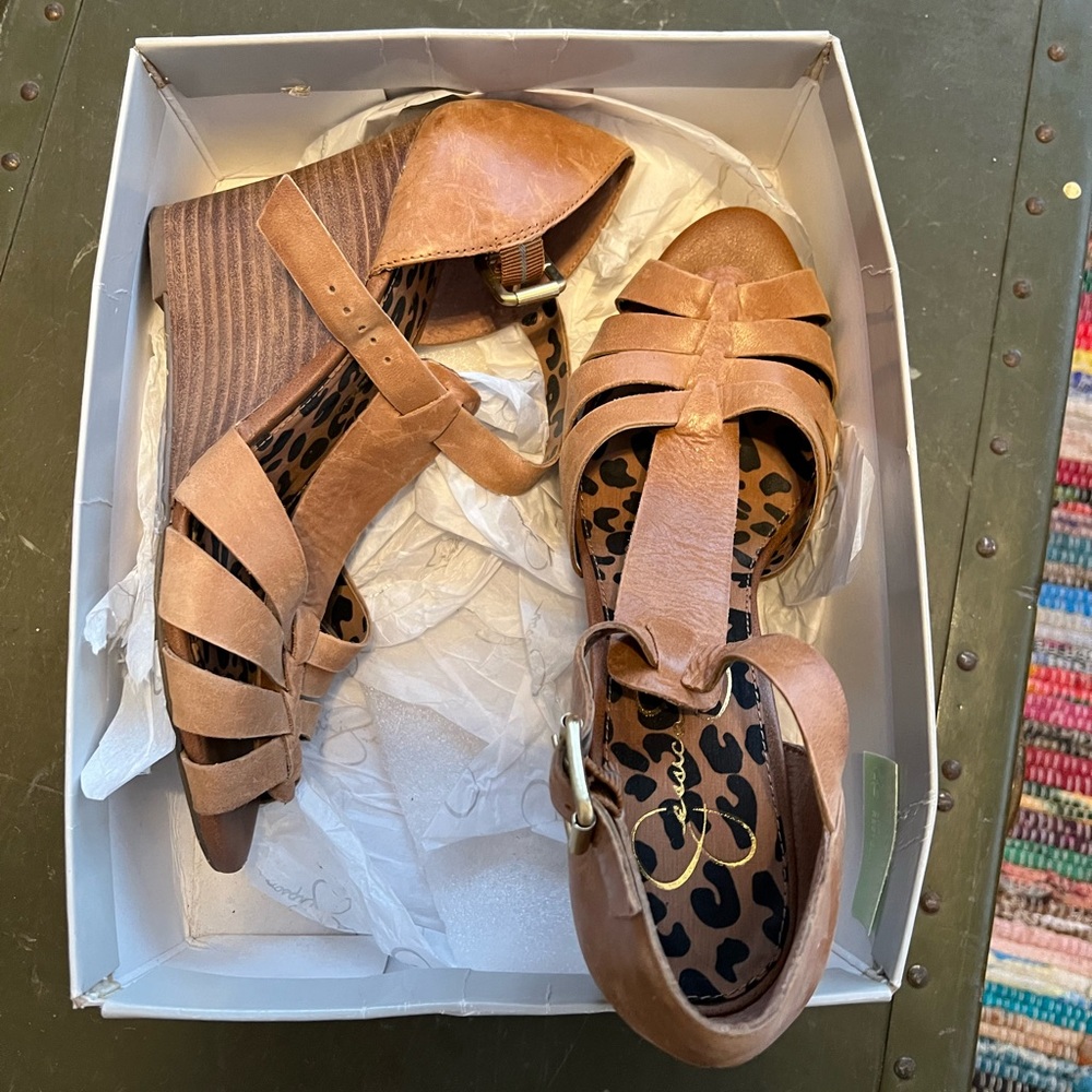 Jessica Simpson REBI open toe heel